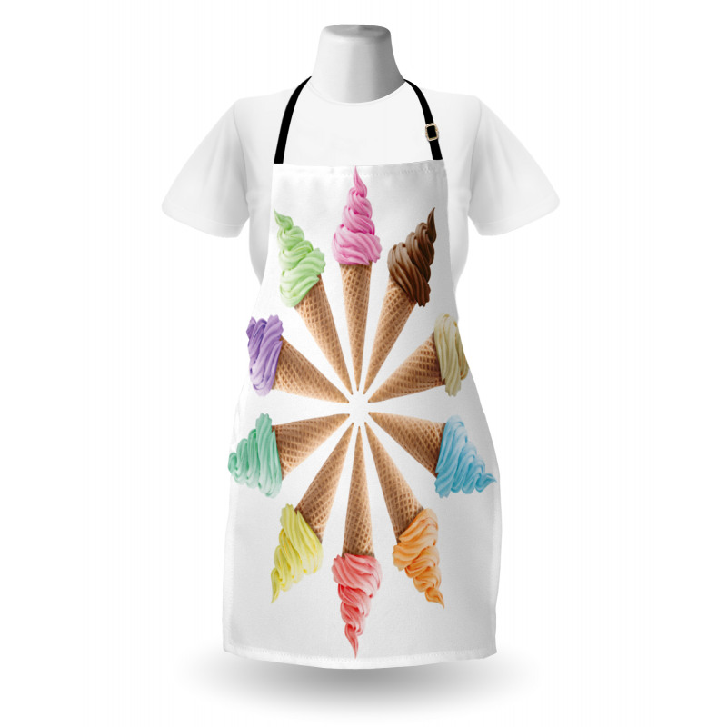 Ice Cream Row Apron