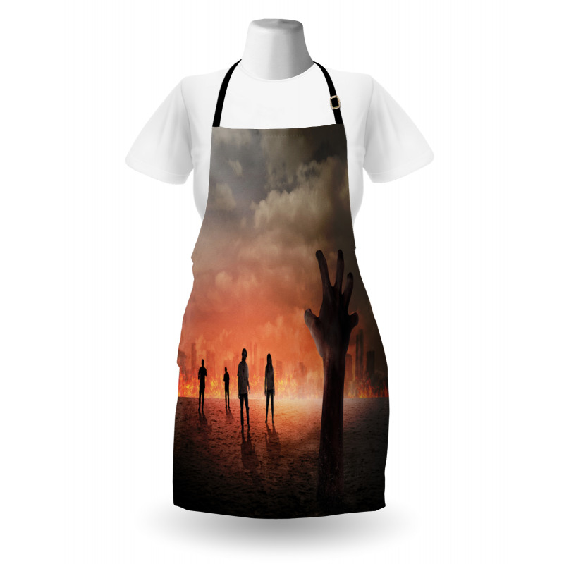 Death Burning City Apron