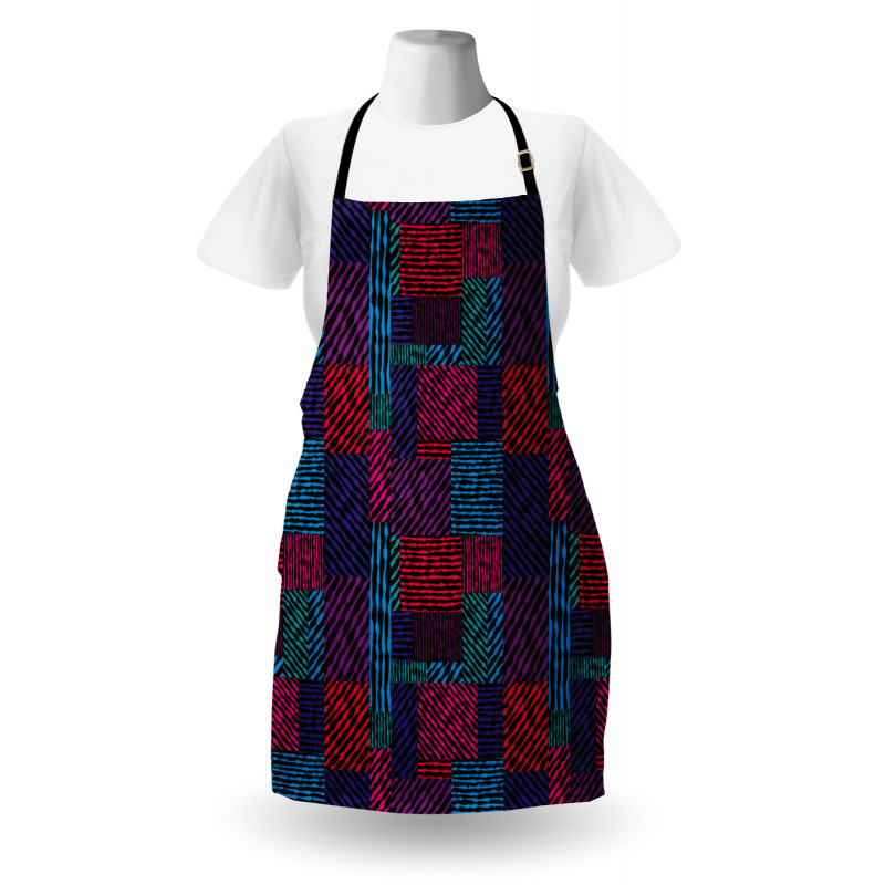 Trippy Modern Wavy Apron