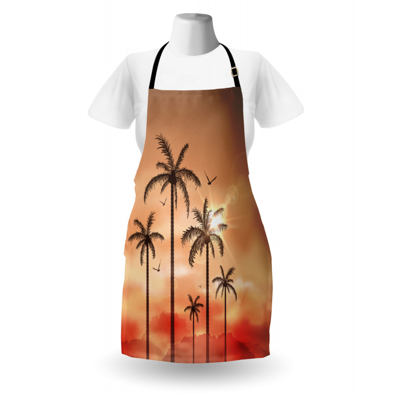 Palms Dramatic Sky Apron