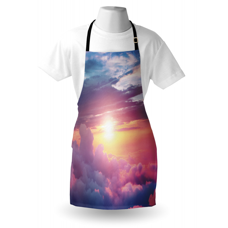 Surreal Sky Fluffy Clouds Apron