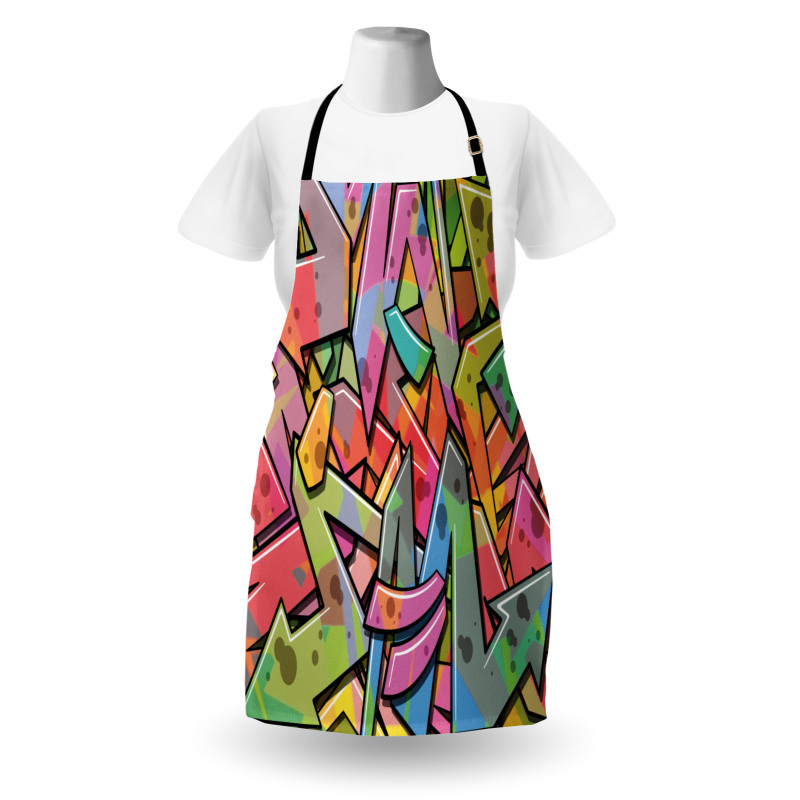 Abstract Grunge Arrows Apron