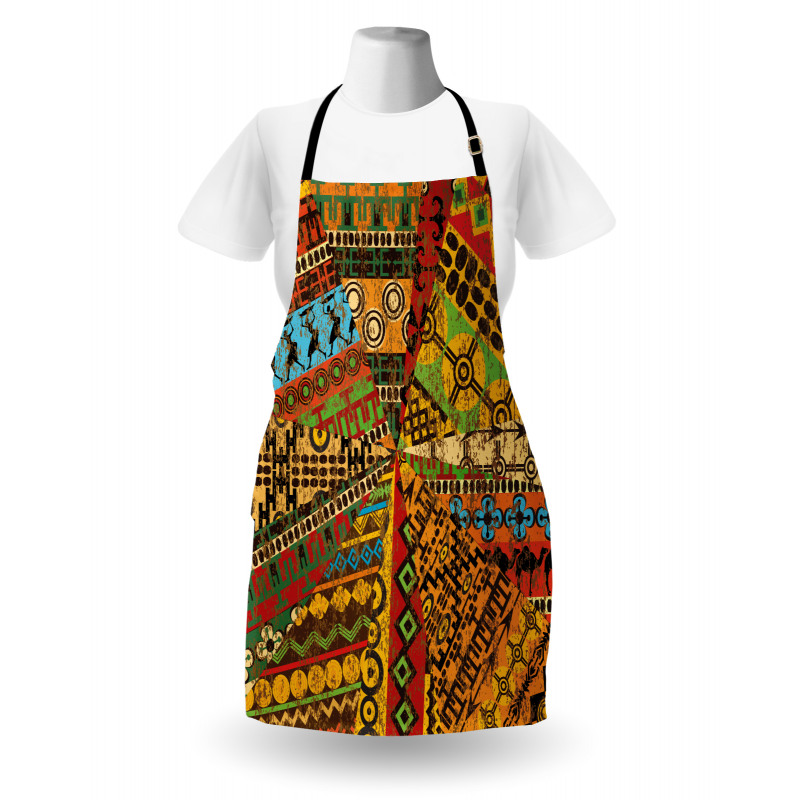 Grunge Motifs Apron