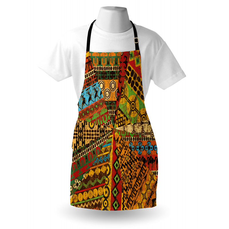 Grunge Motifs Apron