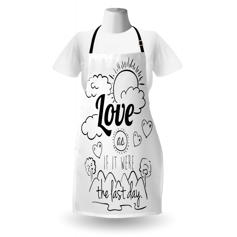 Optimist Message Apron