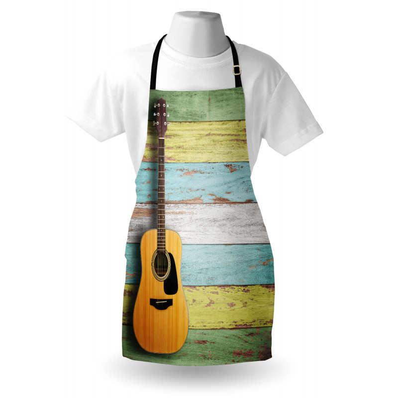 Aged Wooden Planks Rustic Apron