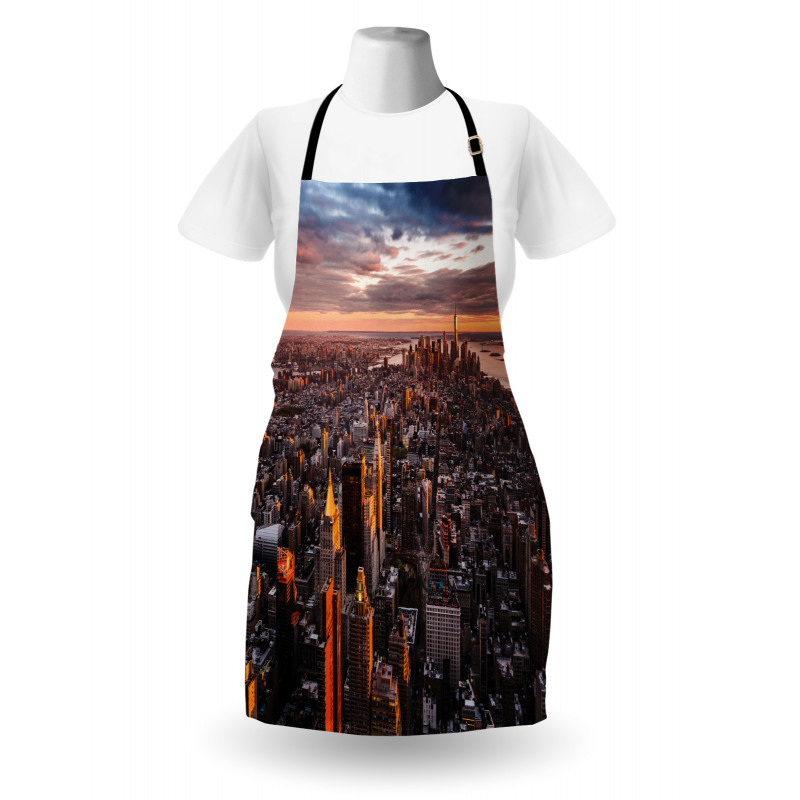 Manhattan Skyline Sunset Apron