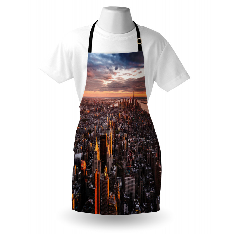 Manhattan Skyline Sunset Apron