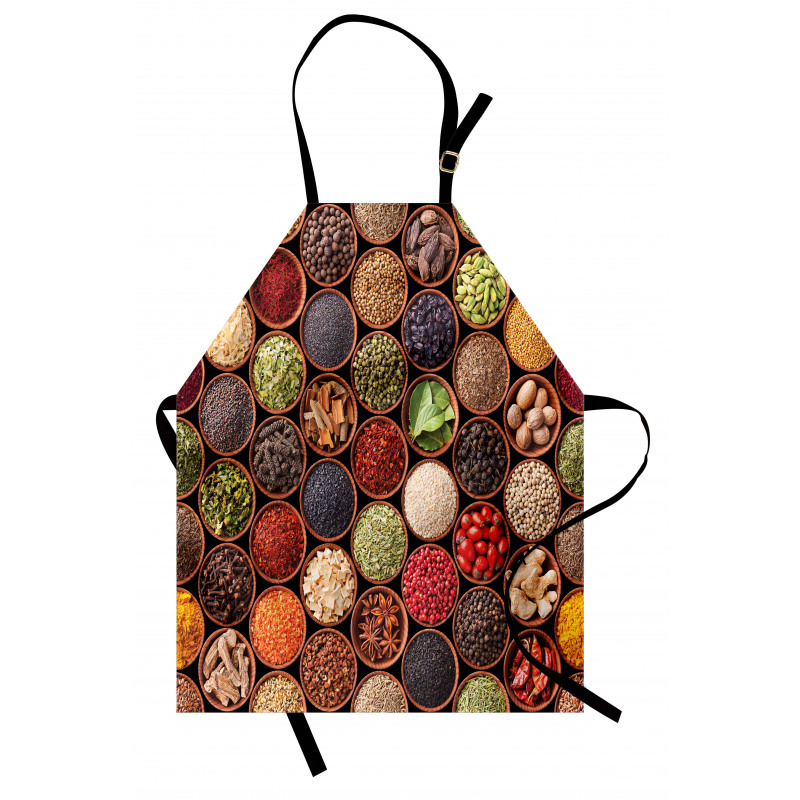 Colorful Herbs Spices Apron
