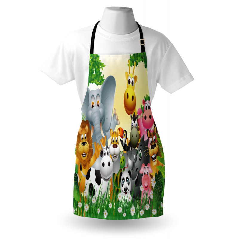 Animals Jungle Apron