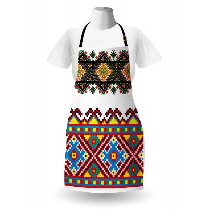 Retro Ukranian Ornament Apron