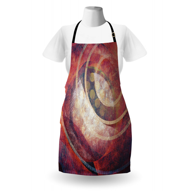 Grunge Circles Apron