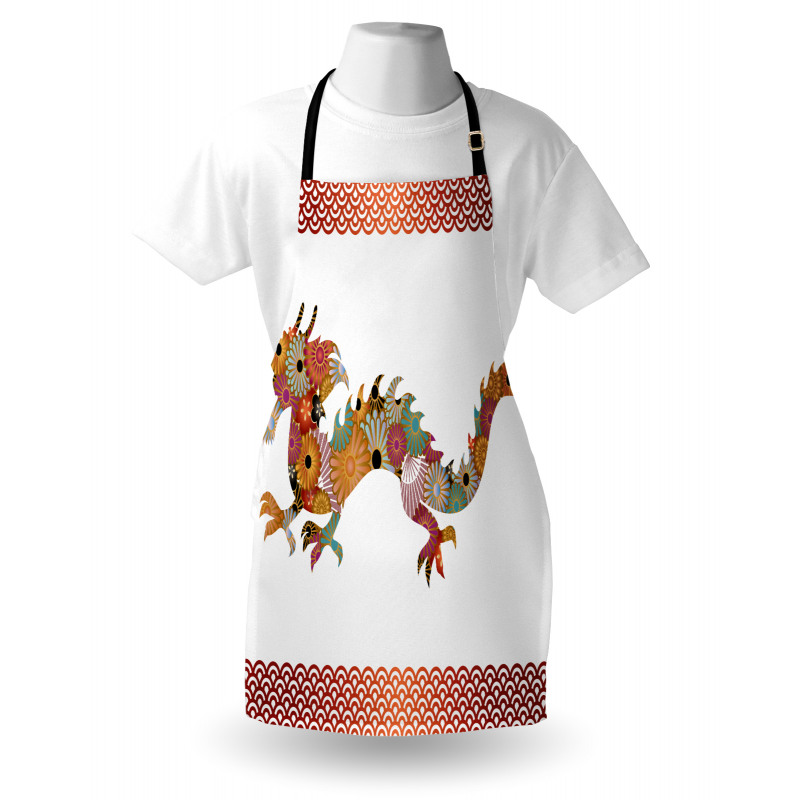 Floral Ornate Folk Body Apron