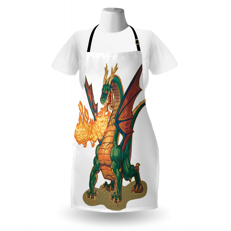 Mythical Monster Mascot Apron