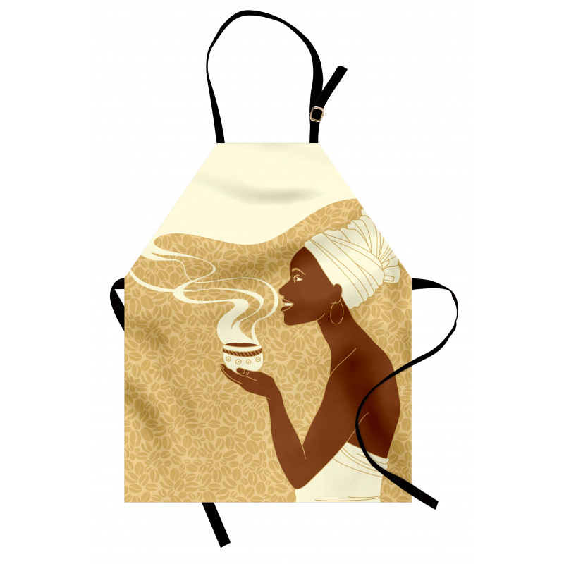 Happy Afro Lady Apron