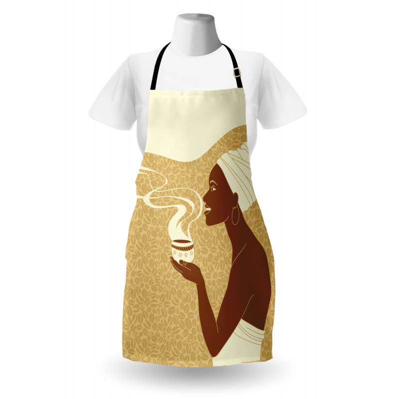 Happy Afro Lady Apron