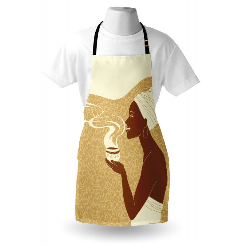 Happy Afro Lady Apron