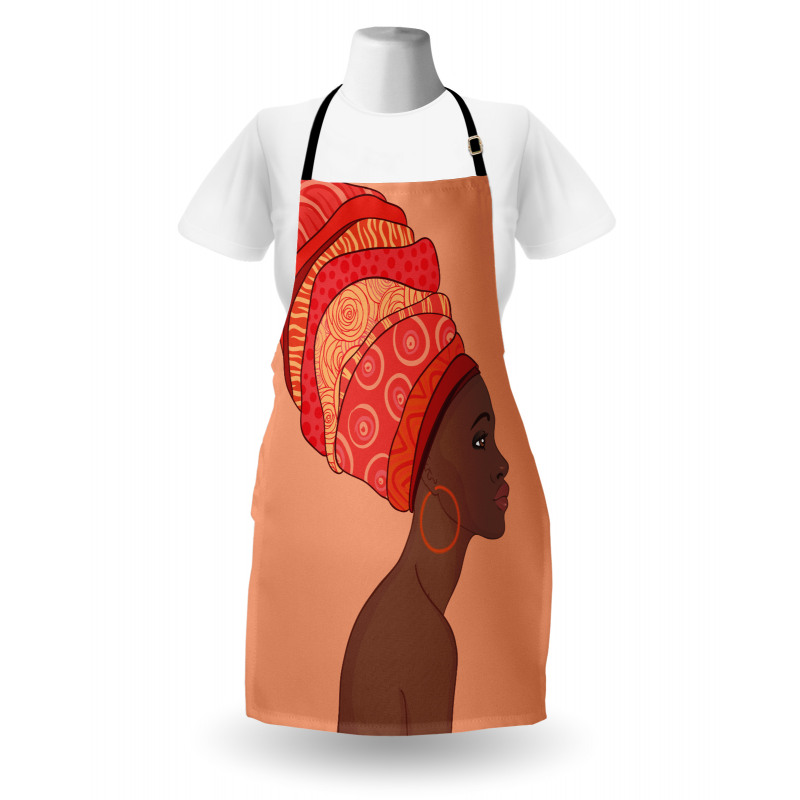 Young Girl Turban Apron