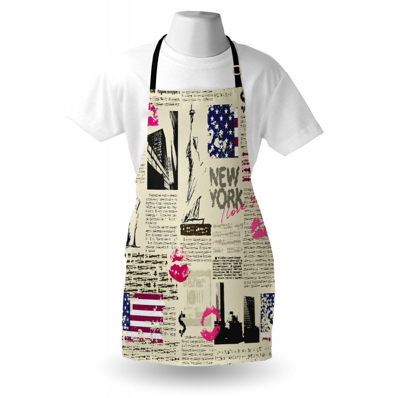 NYC Newspaper Apron