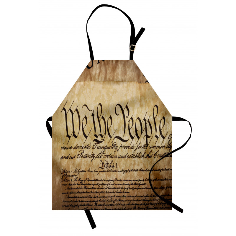 Constitution Text Apron