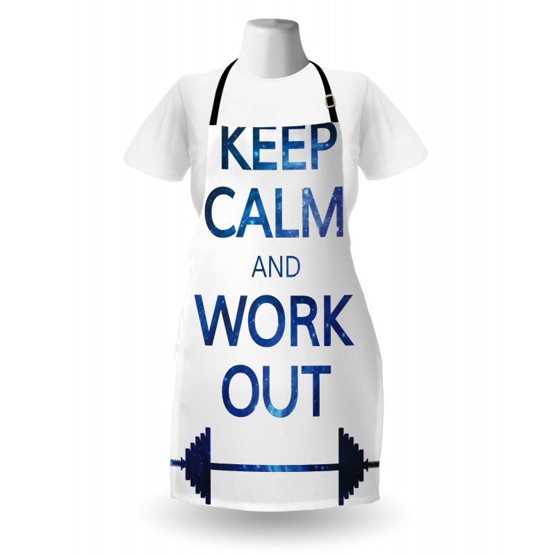 Keep Calm and Work Apron