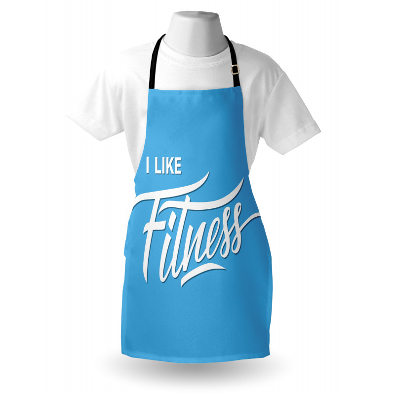 I Like Fitness Words Apron