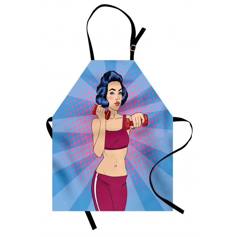 Pop Art Woman Vitality Apron