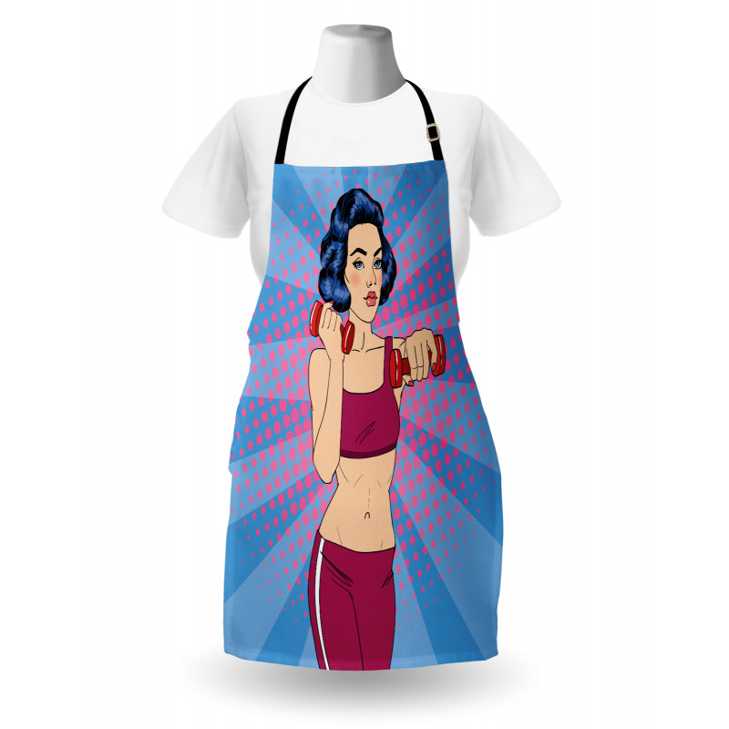 Pop Art Woman Vitality Apron