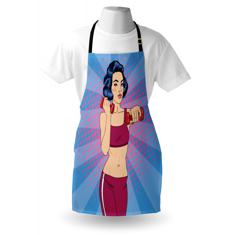 Pop Art Woman Vitality Apron