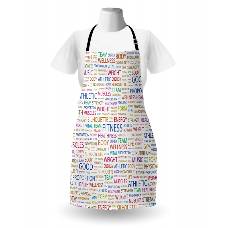 Psychical Activity Word Apron