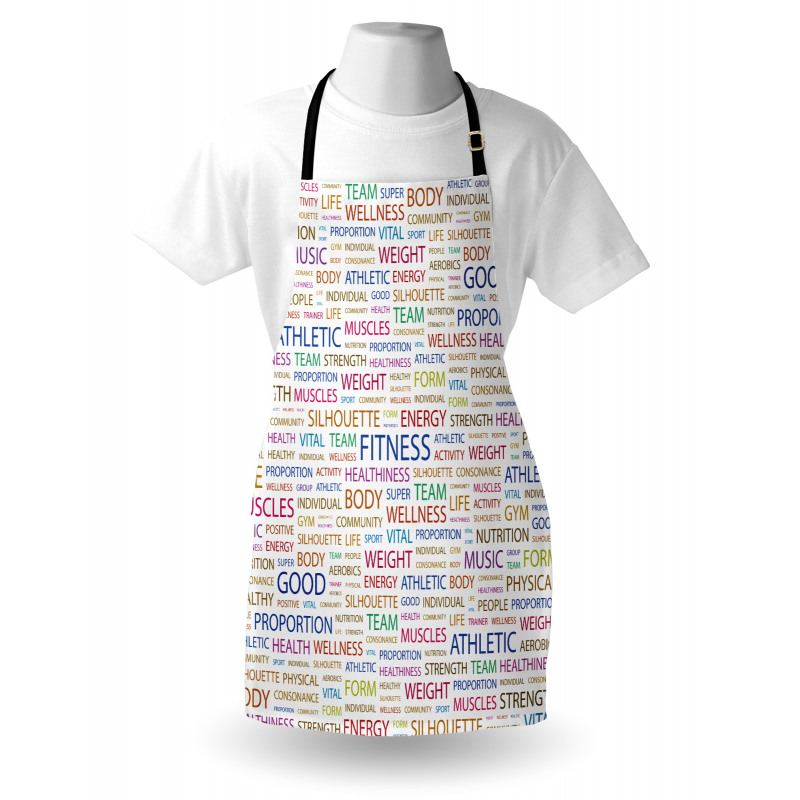Psychical Activity Word Apron