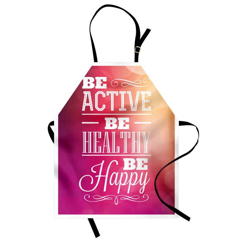 Be Active Be Healthy Apron
