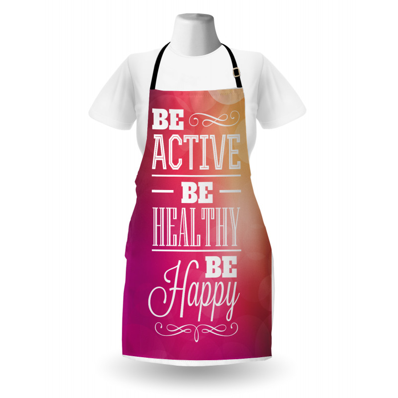 Be Active Be Healthy Apron