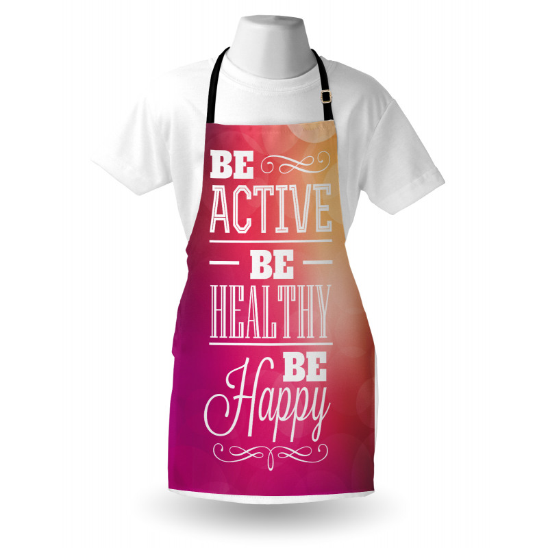 Be Active Be Healthy Apron
