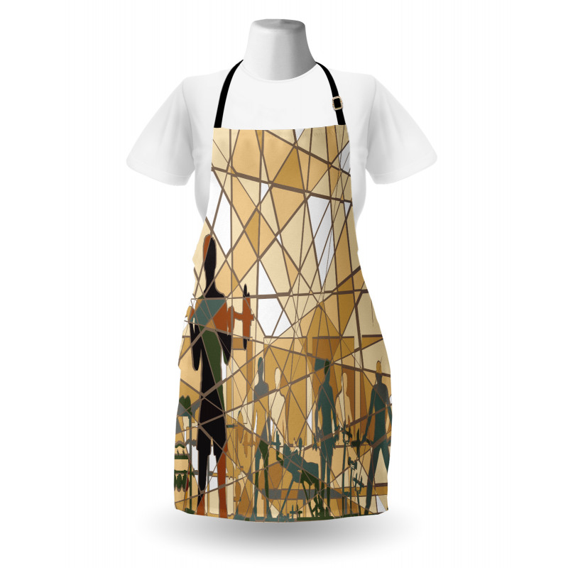 Mosaic People in Gym Apron