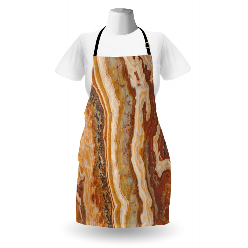 Watercolor Mineral Form Apron