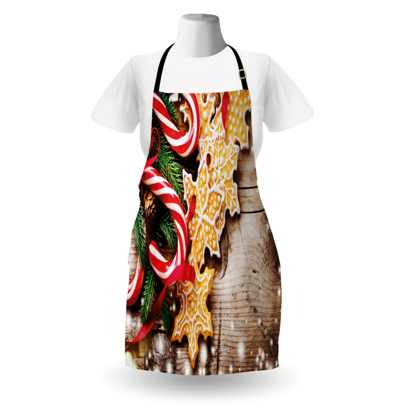 Cookies Candy Canes Apron
