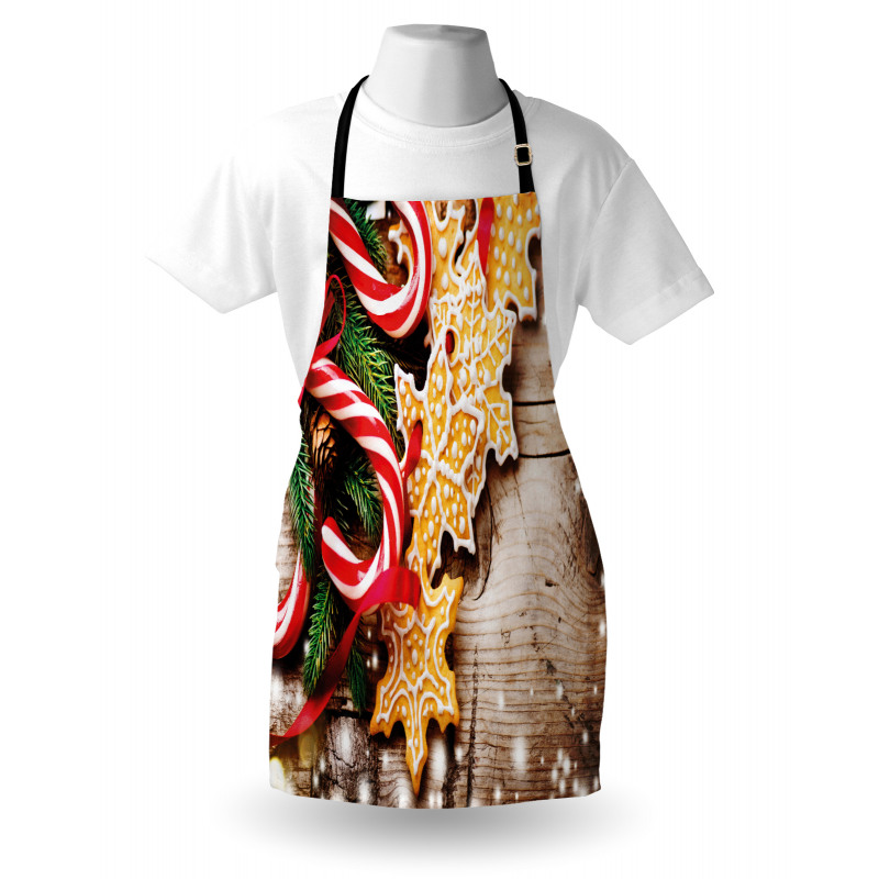 Cookies Candy Canes Apron