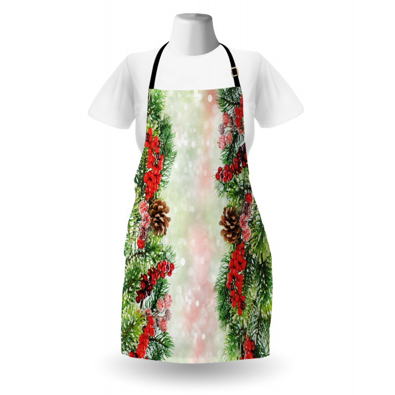 Vivid Branches Blurry Apron