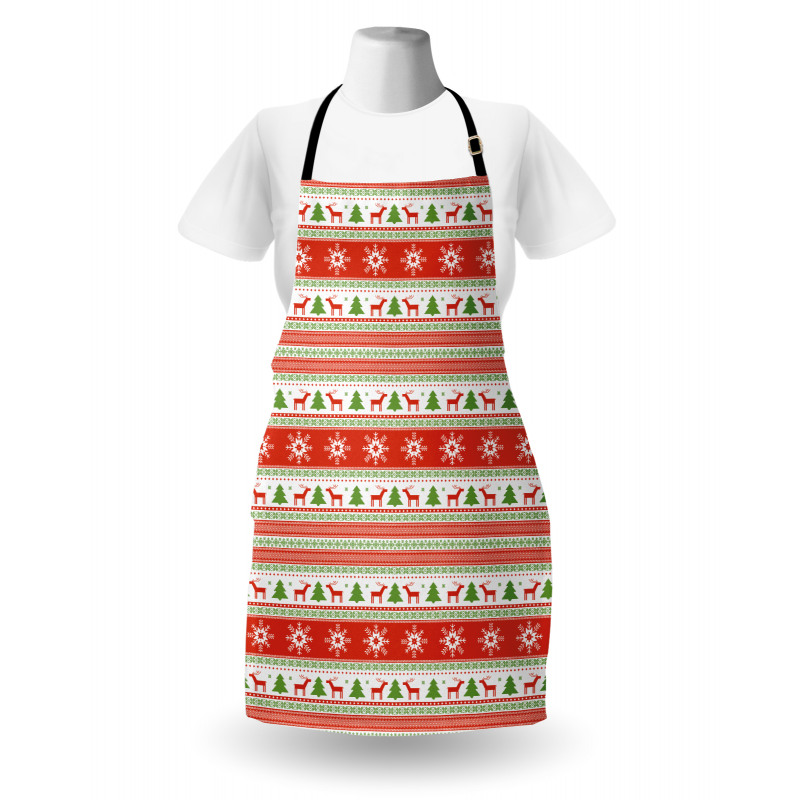 Reindeer Snowflake Apron