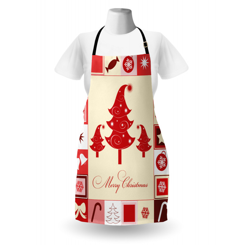 Trees Candy Stars Apron