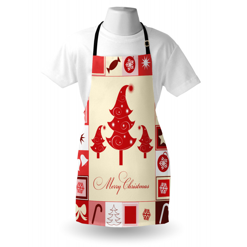 Trees Candy Stars Apron