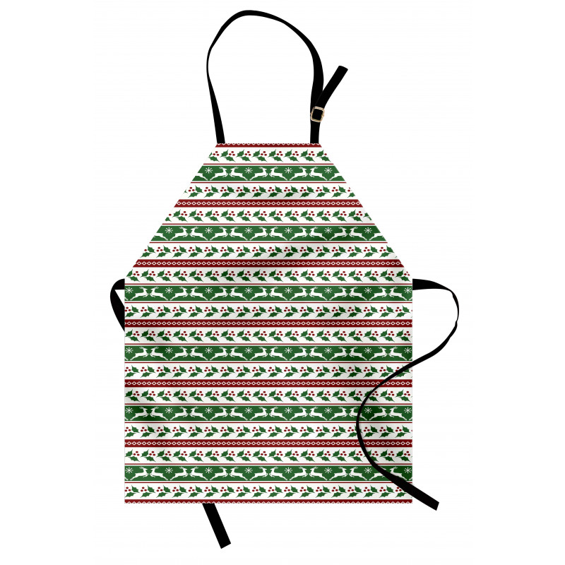 Reindeers Borders Apron