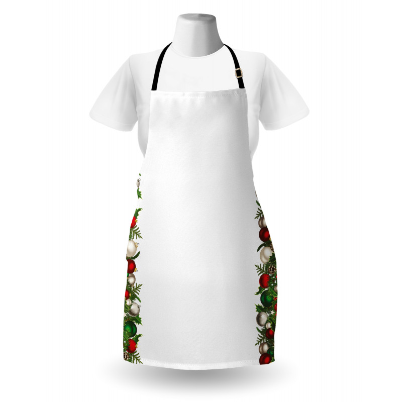 Pine Spikes Berries Apron