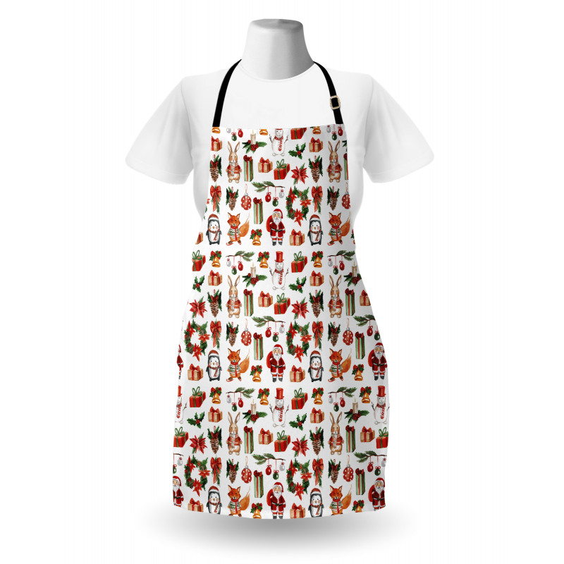 Rabbits Candles Apron