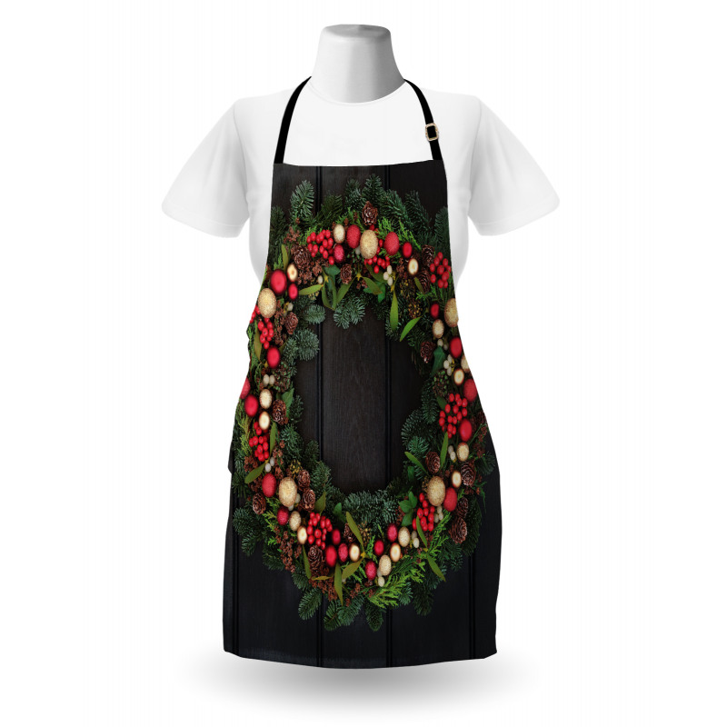 Fir Xmas Wreath Apron