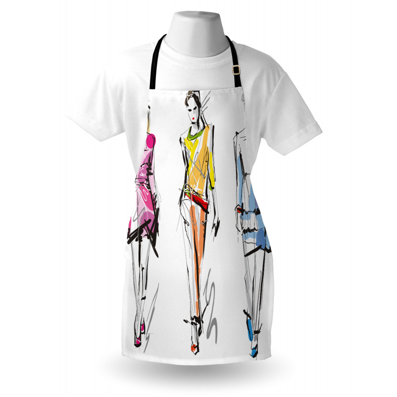 Fashion Models Art Apron