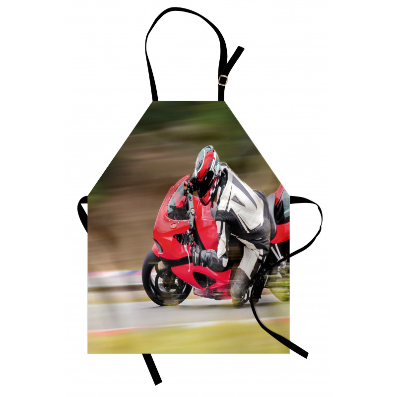 Motorbike Race Speed Apron