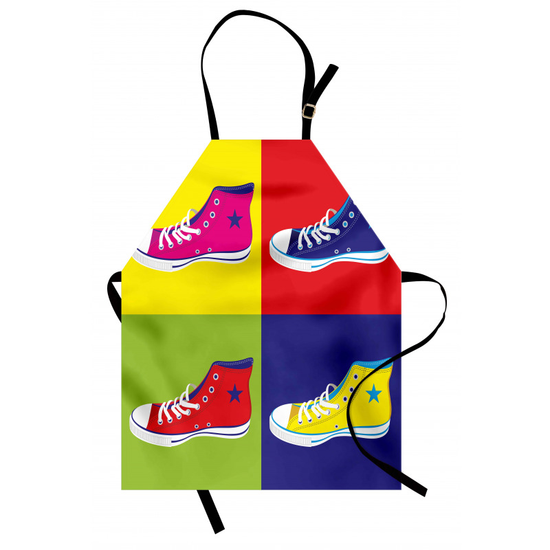 Retro Sport Shoes Apron