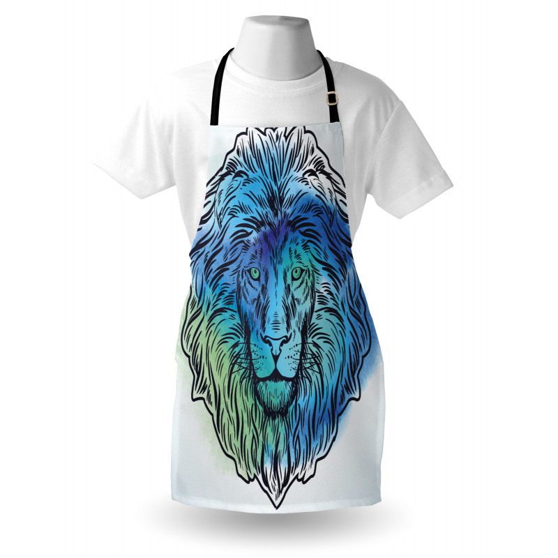 Portrait King of Forest Apron